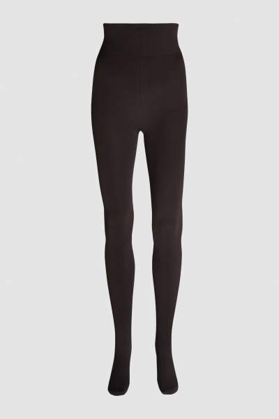 Nachhaltige Thermostrumpfhose 'Cosy Winter Conscious' in 100 DEN in der Farbe almost black