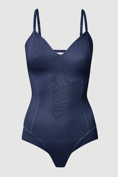 All Mesh Low Back Body in der Farbe Moonlight Blue aus der Kooperation mit Viky Rader Studio