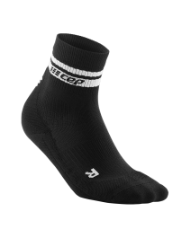 CEP 80's Classic Mid Cut Socks in black/white für Männer