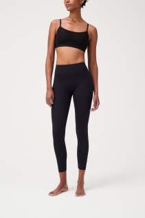 schwarze, blickdichte Shape-Leggings