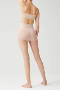 Kompressionsstrumpfhose für helle Haut in transparenten 15 DEN - Tights Invisible Control Top mit Shaping an Bauch, Beinen und Po