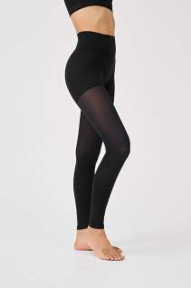 Opaque Leggings in der Farbe schwarz