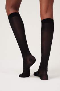 Knee-High Translucent 20 Conscious in der Farbe schwarz