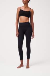 schwarze, blickdichte Shape-Leggings