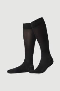Schwarze Kniestrümpfe Allday Soft Compression im 25 DEN Look
