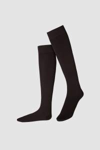 Nachhaltige Thermo Kniestrümpfe 'Cosy Winter Conscious' in 100 DEN in der Farbe almost black