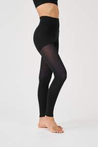 Opaque Leggings in der Farbe schwarz