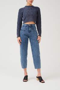 ITEM m6 Relaxed High Rise Pants in der Farbe Acid Blue