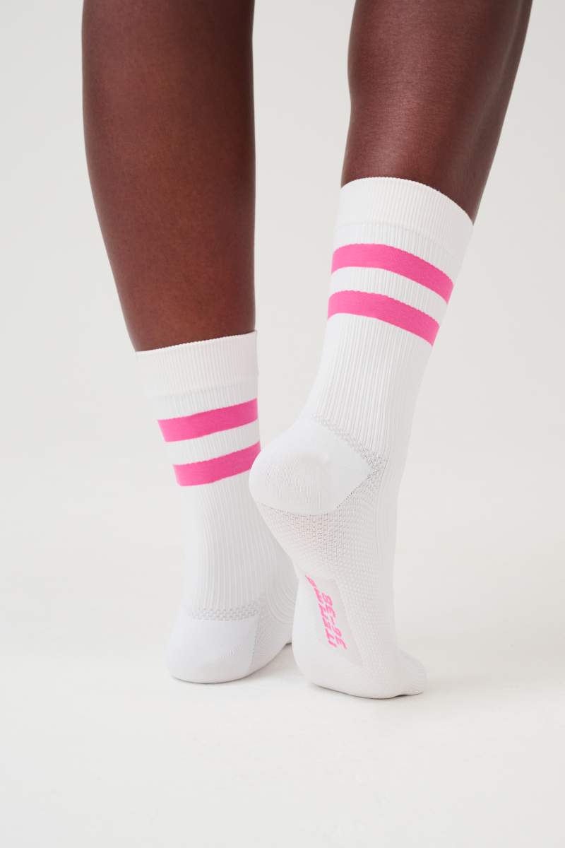 Pink sock sneakers deals