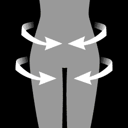 Optimal geformte Silhouette