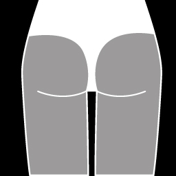 Dein Po in seiner natürlichen Form