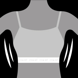 Power Mesh supports/lifts breasts