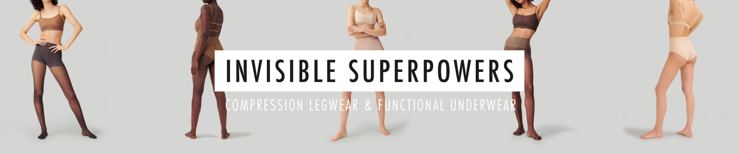 Models in hautfarbener semitransparenter Bodywear von ITEM m6
