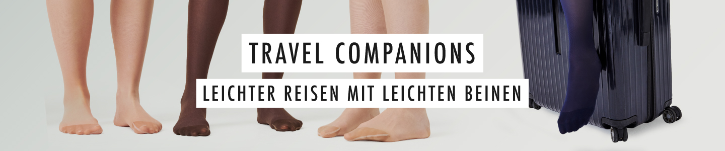 Koffer und Reisestrümpfe